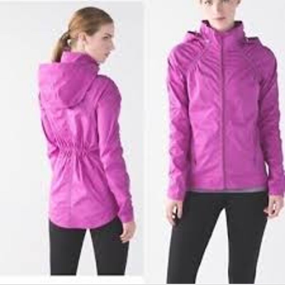 Lululemon Gather And Sprint Jacket Ultra Violet Womens Size 6 Running EUC